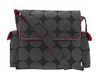 OiOi Diaper Bags - Messenger (Black/Charcoal/Candy Pink) - Diaper Bags