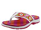 Tommy Hilfiger Kids - Flora (Youth) (White/Azalea Pink) - Kids,Tommy Hilfiger Kids,Kids:Girls Collection:Youth Girls Collection:Youth Girls Sandals:Sandals - Slides