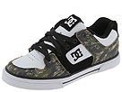 DC Kids - Kids Pure (Toddler/Youth) (White/Woodland Tiger Camo) - Kid's Footwear