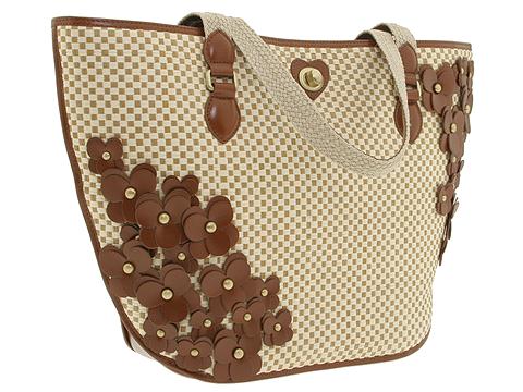 Moschino Paglietta Dual Handle Tote Beige/Hide - Bags and Luggage