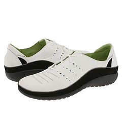 Naot Footwear - Kumara (White Leather/Black Suede) - Footwear