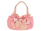 kensie - Buttons &amp; Bows Small East/West Satchel (Pink) - Handbags