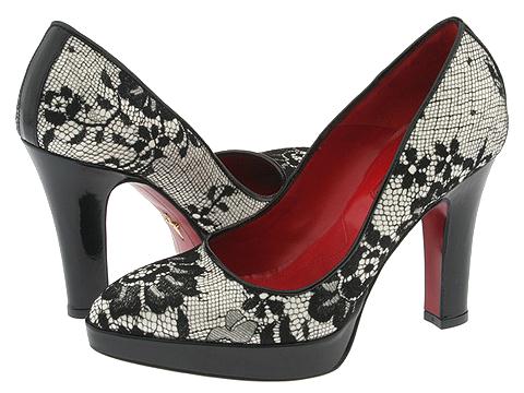 Cesare Paciotti - 913812 (White/Black Lace) - Footwear