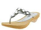 Somethin' Else by Skechers - Entrada (Silver Leather/Stones) - Women's,Somethin' Else by Skechers,Women's:Women's Dress:Dress Sandals:Dress Sandals - Backless