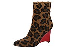 Stuart Weitzman - Mercury-Wedge (Cognac Leopard Haircalf) - Women's