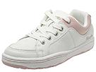 Simple - O.S. Sneaker - Leather (White/Baby Pink) - Women's