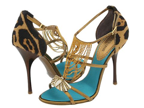 Roberto Cavalli L70036 Gold - Footwear