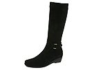 La Canadienne Emilia (Black Suede) Women's Zip Boots