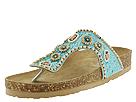Buy discounted Somethin' Else by Skechers - Travelers - Turners (Turquoise Sequin Satin) - Women's online.