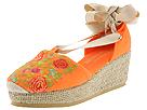 Bonjour Fleurette - Espadrilles (Orange) - Women's,Bonjour Fleurette,Women's:Women's Casual:Casual Sandals:Casual Sandals - Ornamented