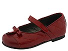 Simonetta Kids - Isa Matelasse Ballerina (Toddler) (Vernice Rossa (Red Patent)) - Footwear