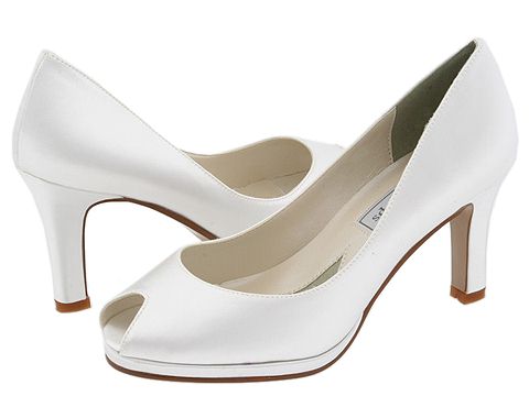 Touch Ups - Marissa (White Satin) - Footwear