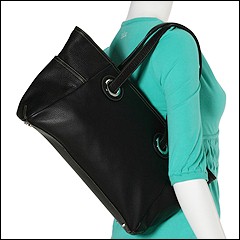 Furla Handbags - Sirio Small East/West Shopper (Onyx) - Bags and Luggage