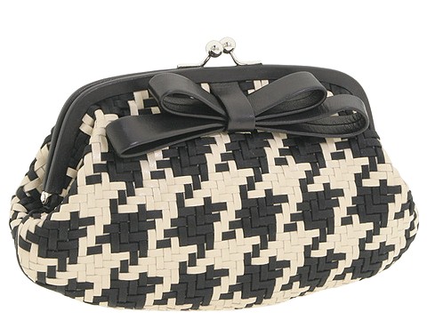 Moschino Pouchette Clutch Black/Ivory - Bags and Luggage