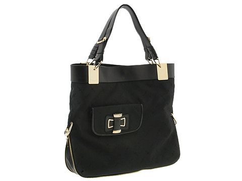 Cesare Paciotti - Large Shoulder Bag-2063T (Black) - Bags and Luggage