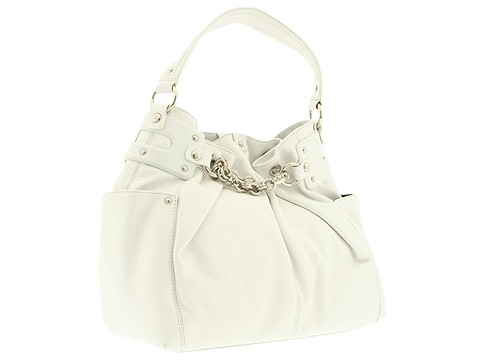 Donald J Pliner - Victoria Drawstring (White) - Bags and Luggage