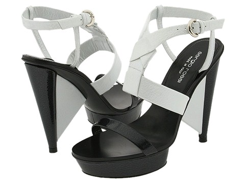 Sergio Rossi AT3911.006 Black/White - Footwear