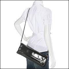 Franco Sarto - Diva East/West Clutch (Black) - Bags and Luggage
