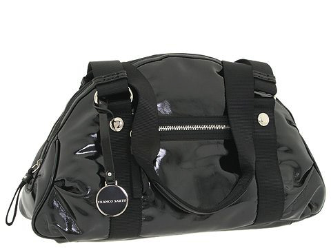 Franco Sarto - Block Party Large Dome Satchel (Black) - Bags and Luggage