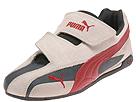 PUMA - Kart Cat V (Snow White/Dark Shadow/Ribbon Red) - Men's,PUMA,Men's:Men's Casual:Trendy:Trendy - Sport