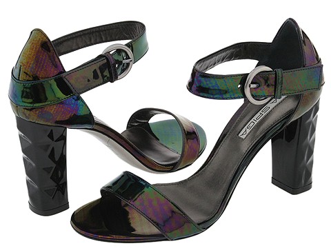 Via Spiga - Zory (Black Specchio Petrol) - Footwear