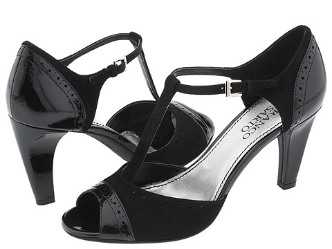 Franco Sarto - Ability (Black Suede/Patent) - Footwear