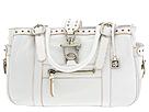 DKNY Handbags - Antique Calf With Studs Shopper (White) - Accessories,DKNY Handbags,Accessories:Handbags:Satchel