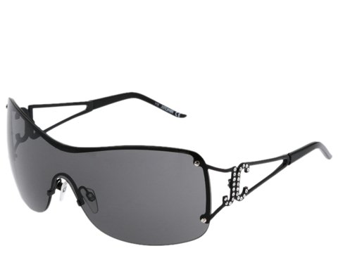 Just Cavalli JC152S Shiny Black Crystal Stones/Smoke Mask - Eyewear