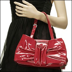 Moschino - Patent Leather Shoulder Bag B7501 (Red-Nikel Metal (0116)) - Bags and Luggage
