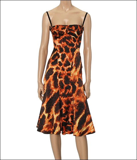 Just Cavalli Jaguar Dress Jaguar Print - Apparel