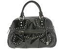 DKNY Handbags - Antique Calf With Studs Bowler (Black) - Accessories,DKNY Handbags,Accessories:Handbags:Satchel