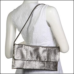 Jessica McClintock - Long Clutch (Pewter) - Bags and Luggage