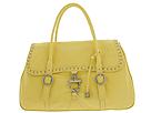 DKNY Handbags - Antique Calf Work Flap Satchel (Yellow) - Accessories,DKNY Handbags,Accessories:Handbags:Satchel