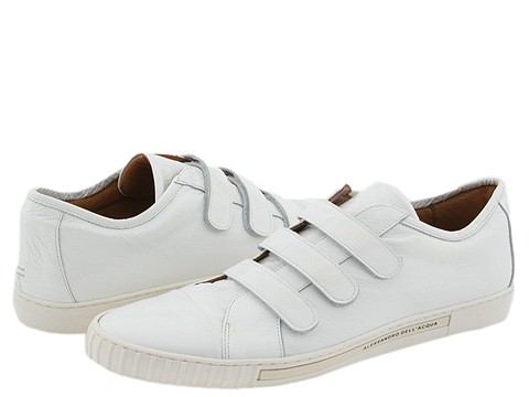 Alessandro Dell'Acqua - 1419 (White Crinkle Patent) - Footwear