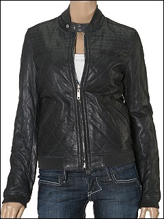 Diesel - Vieru Quilted Leather to Nylon Reversible Coat (Charcoal) - Apparel