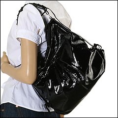 Francesco Biasia - Dana Medium Single Handle Top Zip (Black) - Bags and Luggage