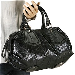 Francesco Biasia - Ellen Satchel (Black) - Bags and Luggage