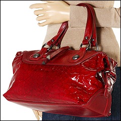 Francesco Biasia - Rose East/West Satchel (Berry) - Bags and Luggage