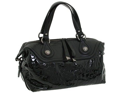 Francesco Biasia - Rose East/West Satchel (Black) - Bags and Luggage