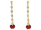 Disney Couture - Kidada Snow White Apple Earrings (Gold) - Jewelry