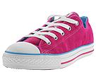 Converse Kids - Chuck Taylor Velour Ox (Children/Youth) (Pink/Blue) - Kids,Converse Kids,Kids:Girls Collection:Children Girls Collection:Children Girls Athletic:Athletic - Lace Up