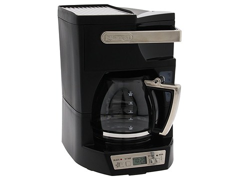 DeLonghi - Complete Frontal Access Programmable Coffee Maker (Black) - Home