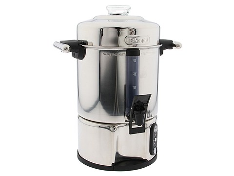 DeLonghi - 20 to 50 Cup Ultimate Coffee Urn With Freshness Indicator (Stainless Steel) - Home