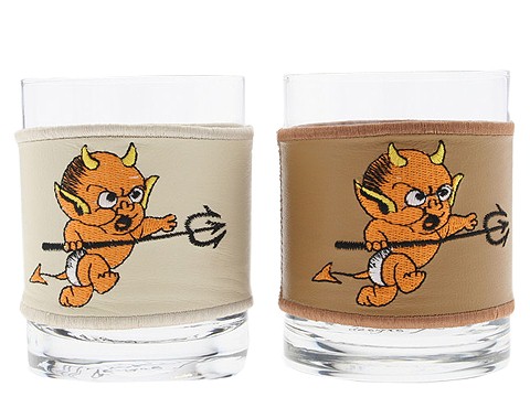 Ed Hardy - Leather Wrapped Dof Set of 2 (Little Devil) - Home