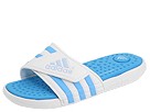 adidas - adissage FitFOAM W (White/Cyan/Glacier) - Footwear