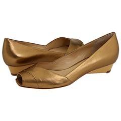 Via Spiga - Elaine2 (Spiced Gold Foiled Nappa) - Footwear