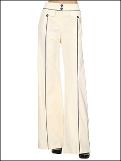 Moschino - Stretch Gabardine Pant (Cream) - Apparel