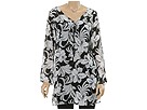 Tommy Bahama - Hot House Chiffon Tunic (Black) hawaiian clothing