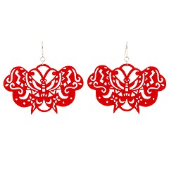 Butterfly Cut-Out Earrings by Andrew Hamilton Crawford at Zappos.com