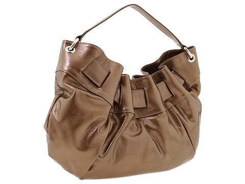 Furla Handbags - Ninfea Tracolla Grande (Ottone - Light Bronze) - Bags and Luggage